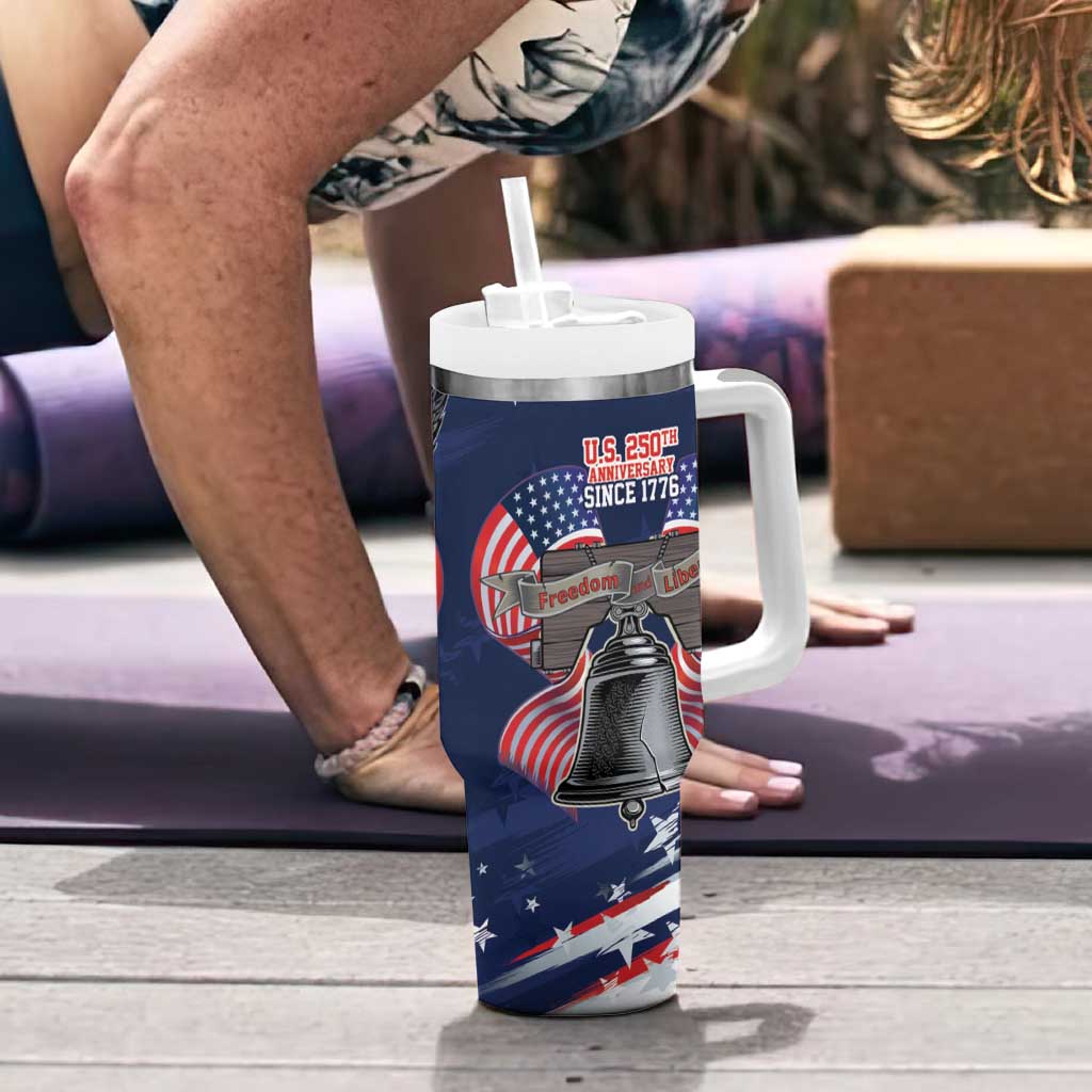 United States 250 Years of Independence Tumbler With Handle - Wonder Print Shop