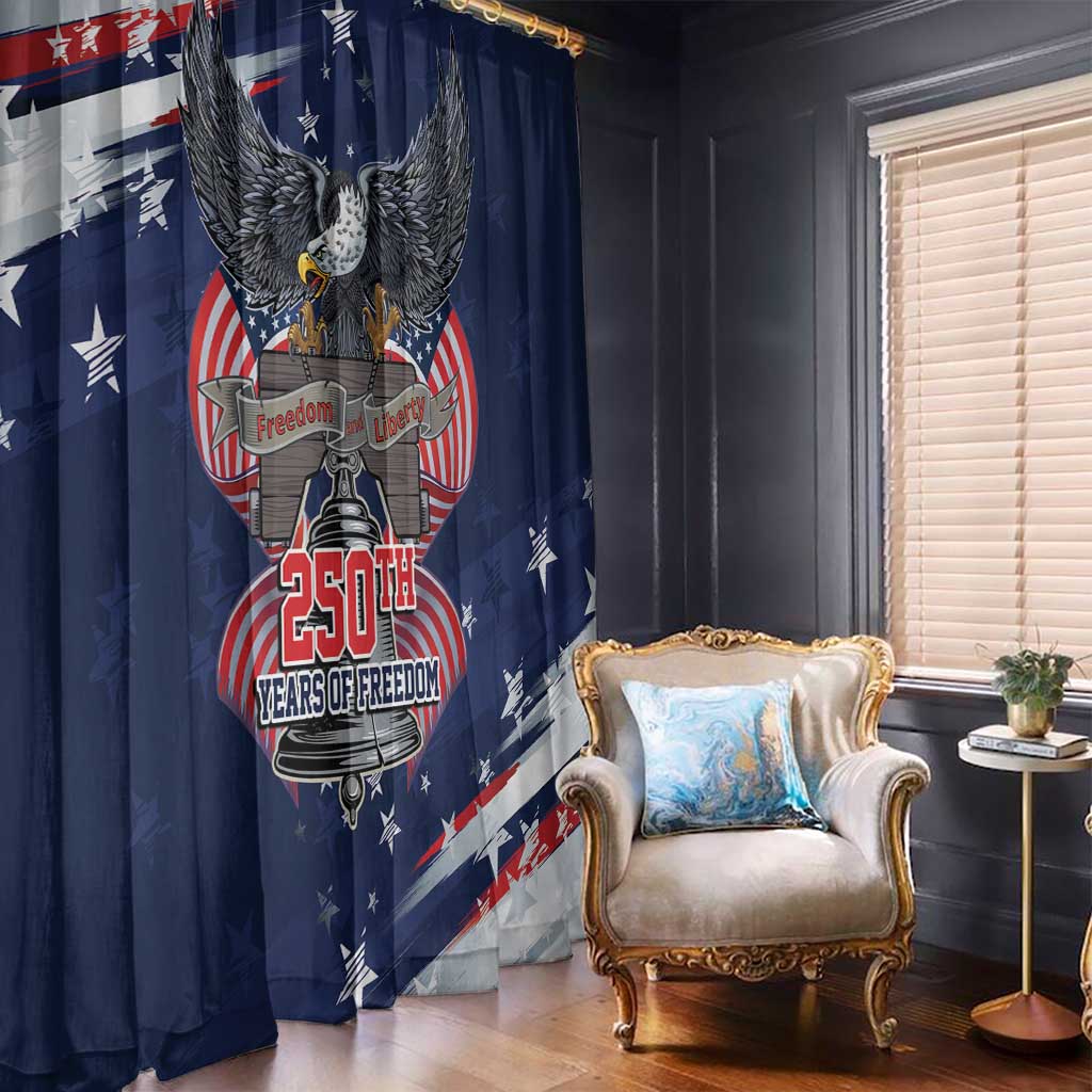 United States 250 Years of Independence Window Curtain - Wonder Print Shop