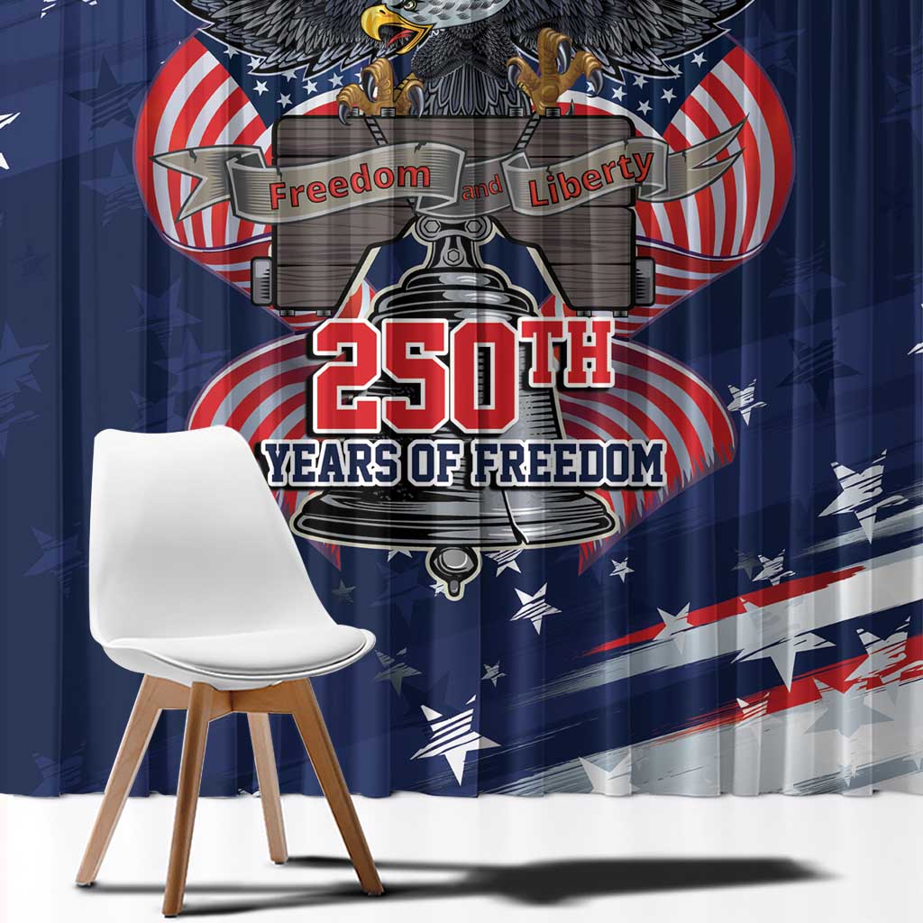 United States 250 Years of Independence Window Curtain - Wonder Print Shop
