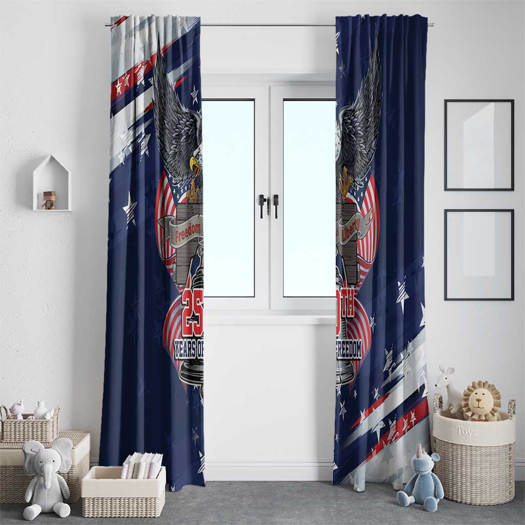 United States 250 Years of Independence Window Curtain - Wonder Print Shop