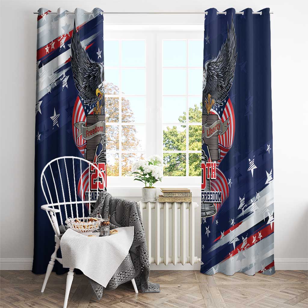 United States 250 Years of Independence Window Curtain - Wonder Print Shop