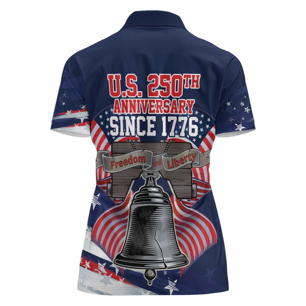 United States 250 Years of Independence Women Polo Shirt - Wonder Print Shop