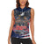 United States 250 Years of Independence Women Sleeveless Polo Shirt - Wonder Print Shop