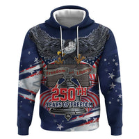United States 250 Years of Independence Zip Hoodie - Wonder Print Shop