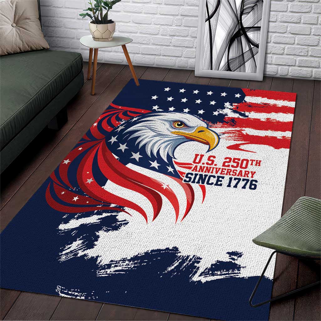 United States Honoring 250 Years of Liberty Area Rug - Wonder Print Shop