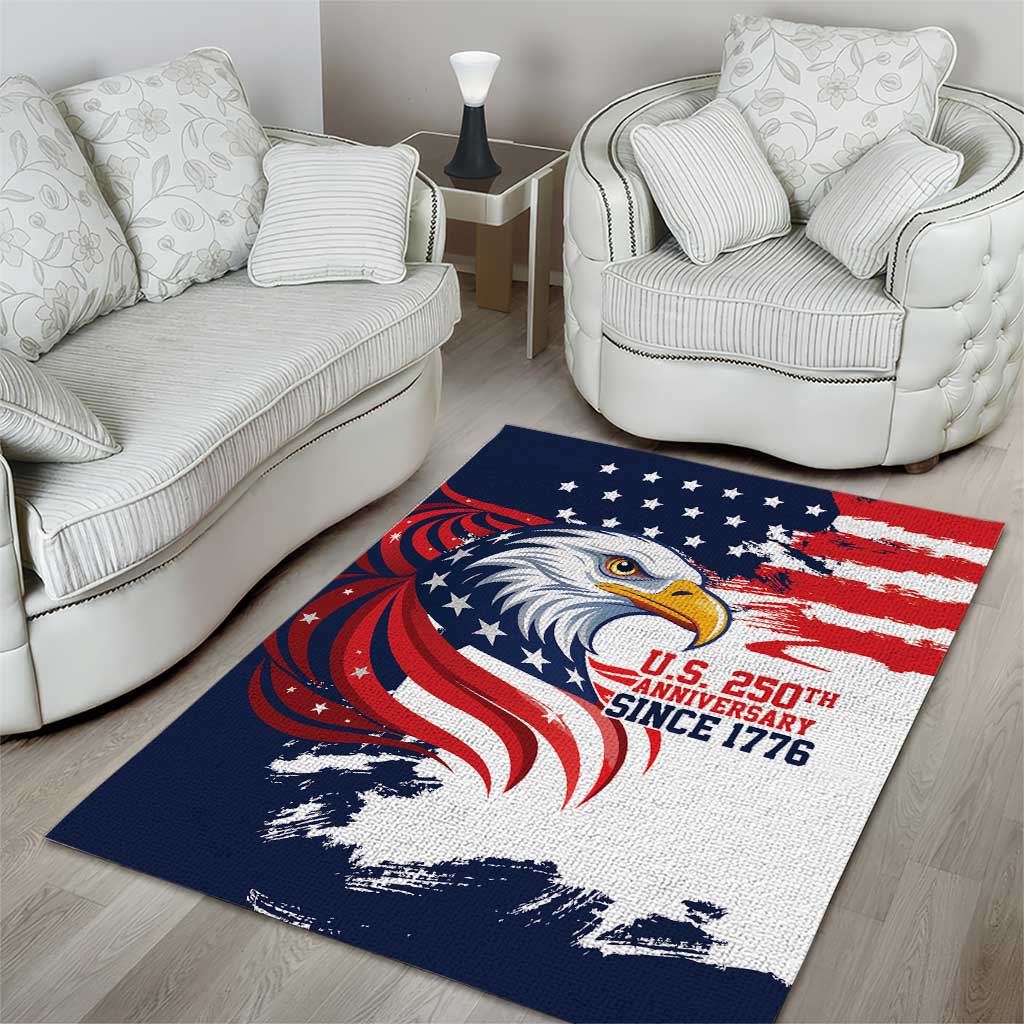 United States Honoring 250 Years of Liberty Area Rug - Wonder Print Shop