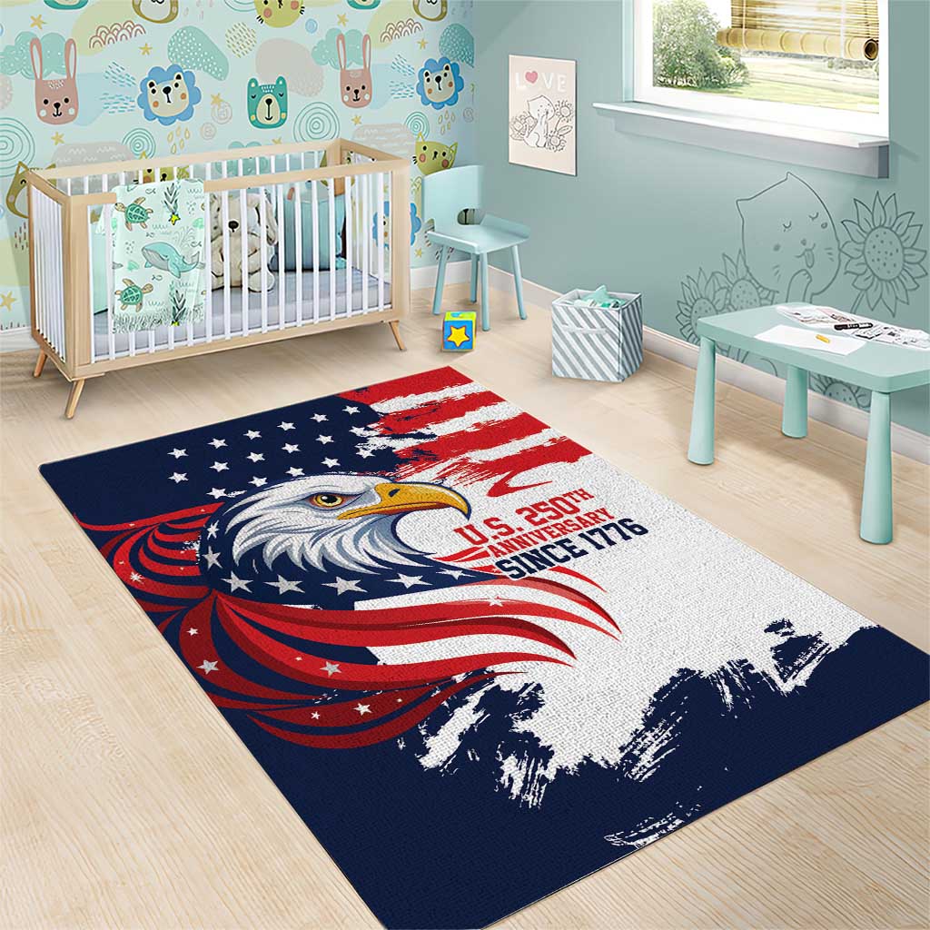 United States Honoring 250 Years of Liberty Area Rug - Wonder Print Shop