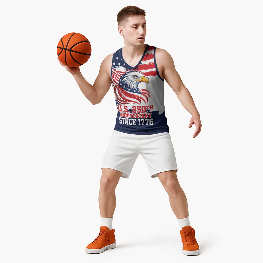 United States Honoring 250 Years of Liberty Basketball Jersey - Wonder Print Shop