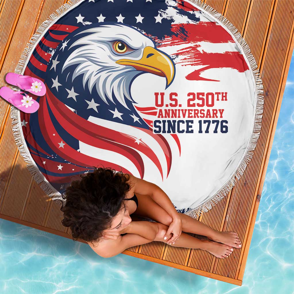 United States Honoring 250 Years of Liberty Beach Blanket - Wonder Print Shop