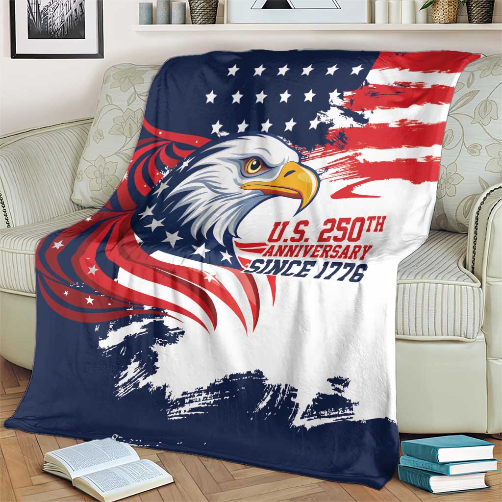 United States Honoring 250 Years of Liberty Blanket - Wonder Print Shop