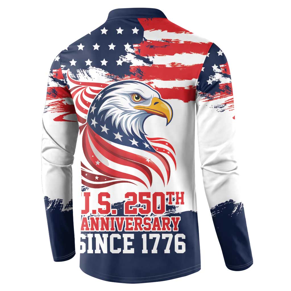 United States Honoring 250 Years of Liberty Button Sweatshirt - Wonder Print Shop