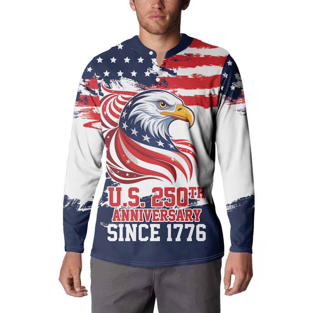 United States Honoring 250 Years of Liberty Button Sweatshirt - Wonder Print Shop