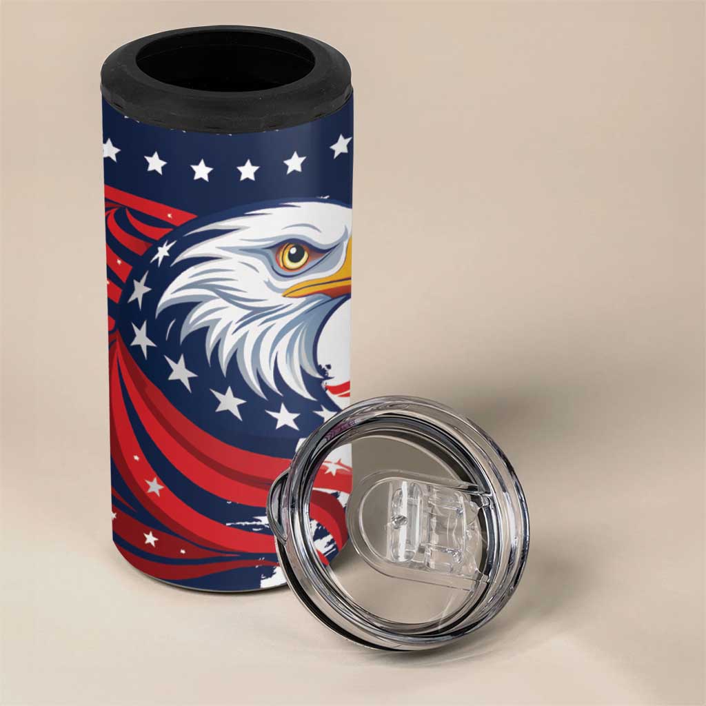 United States Honoring 250 Years of Liberty 4 in 1 Can Cooler Tumbler - Wonder Print Shop