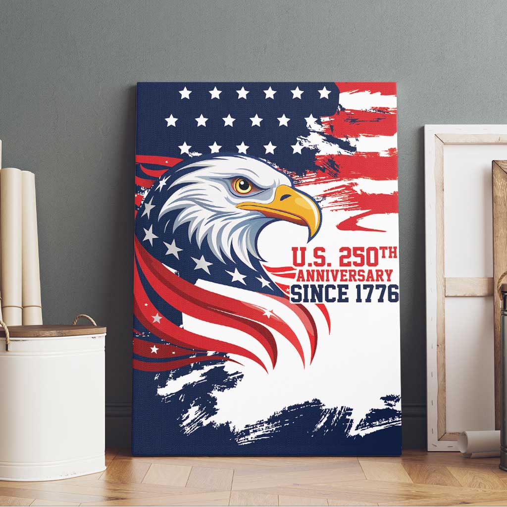 United States Honoring 250 Years of Liberty Canvas Wall Art - Wonder Print Shop