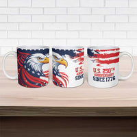 United States Honoring 250 Years of Liberty Ceramic Mug - Wonder Print Shop