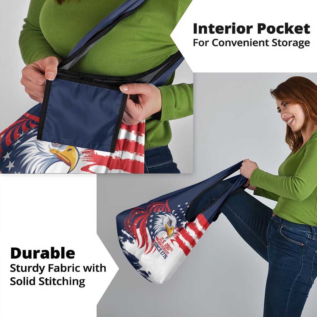 United States Honoring 250 Years of Liberty Grocery Bag - Wonder Print Shop