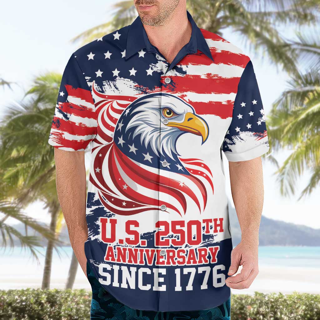 United States Honoring 250 Years of Liberty Hawaiian Shirt - Wonder Print Shop