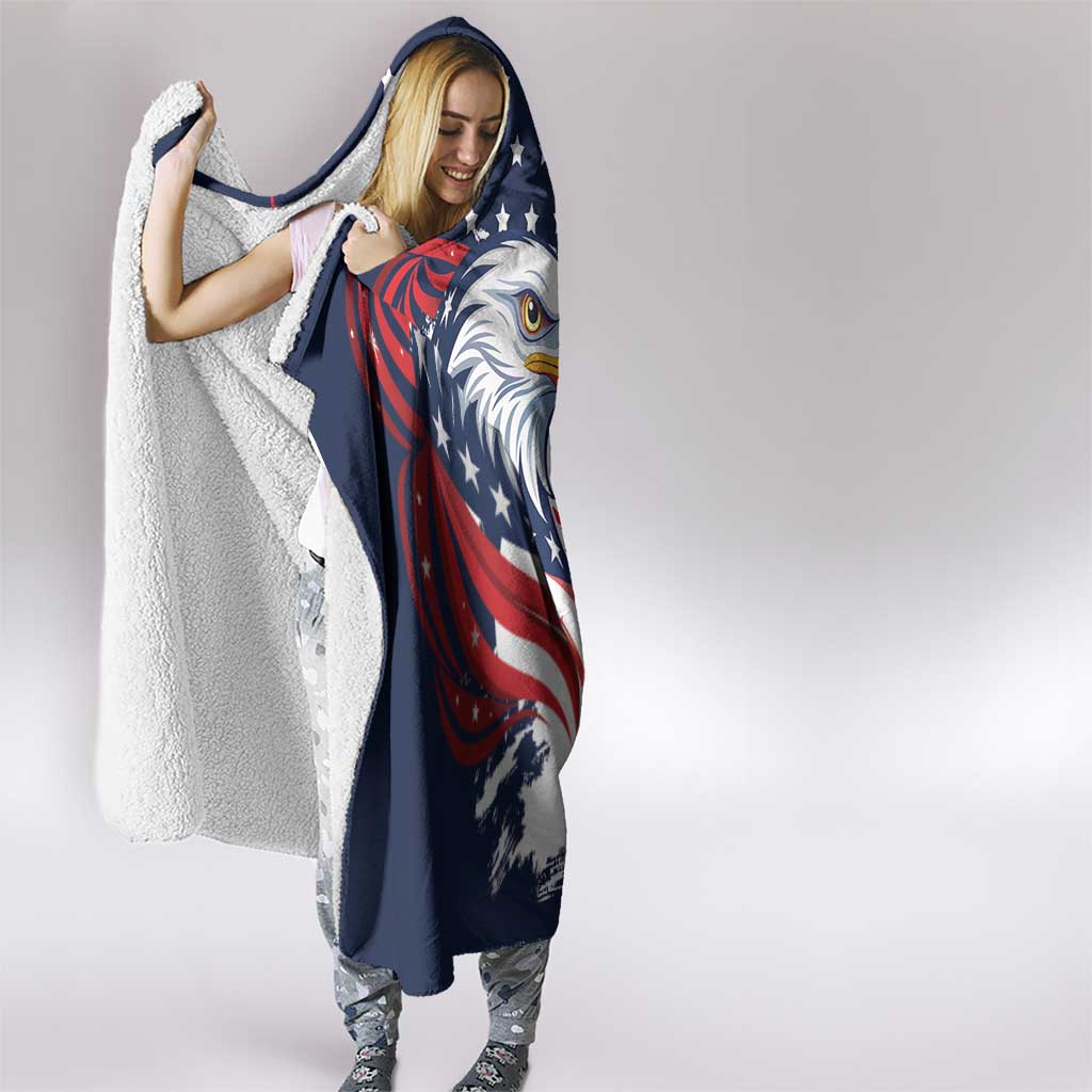 United States Honoring 250 Years of Liberty Hooded Blanket - Wonder Print Shop