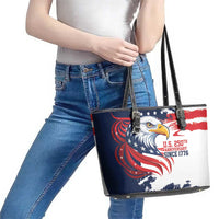 United States Honoring 250 Years of Liberty Leather Tote Bag - Wonder Print Shop