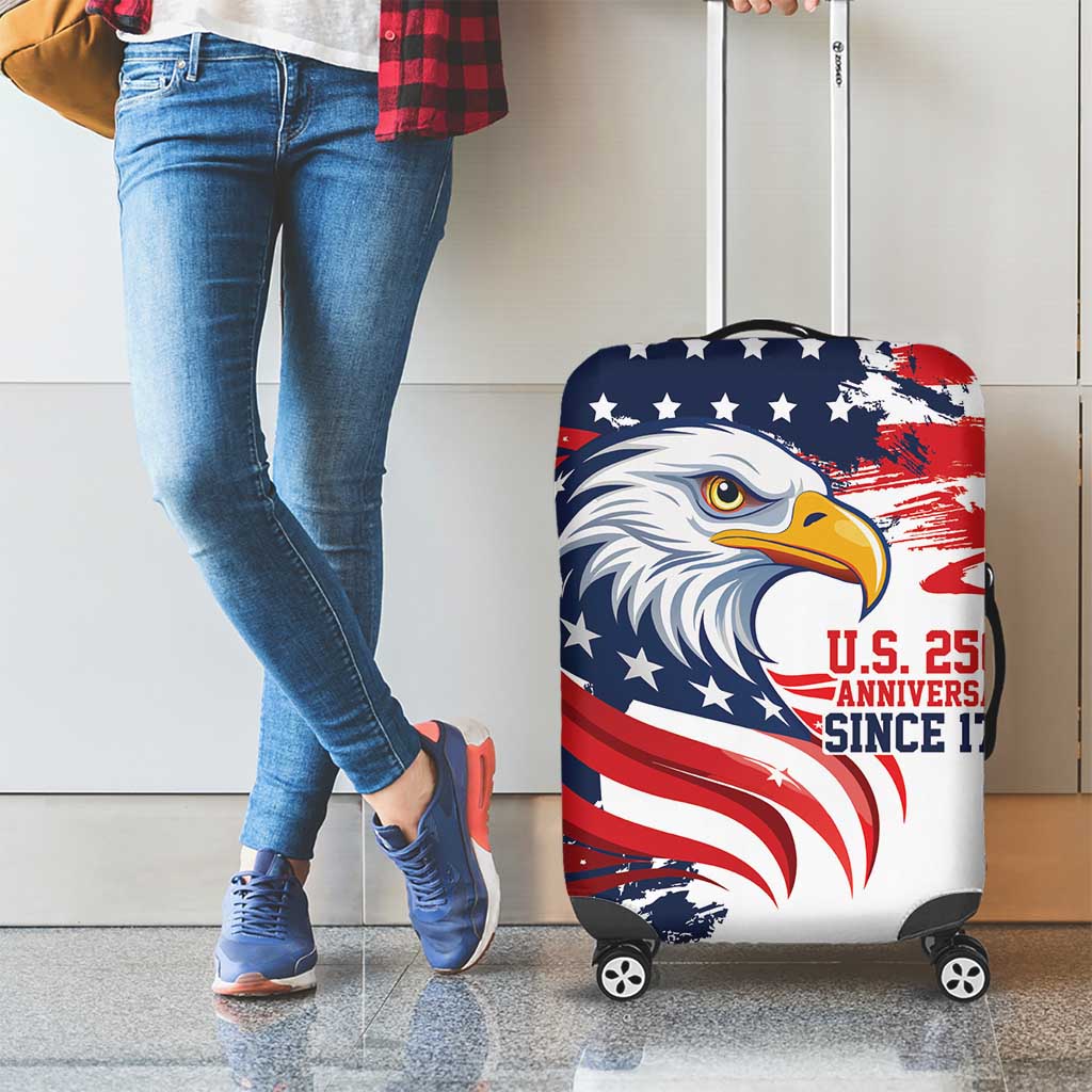 United States Honoring 250 Years of Liberty Luggage Cover - Wonder Print Shop
