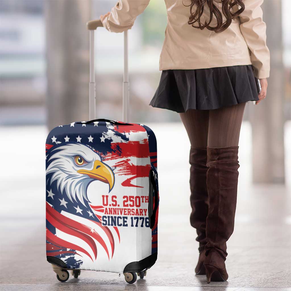 United States Honoring 250 Years of Liberty Luggage Cover - Wonder Print Shop
