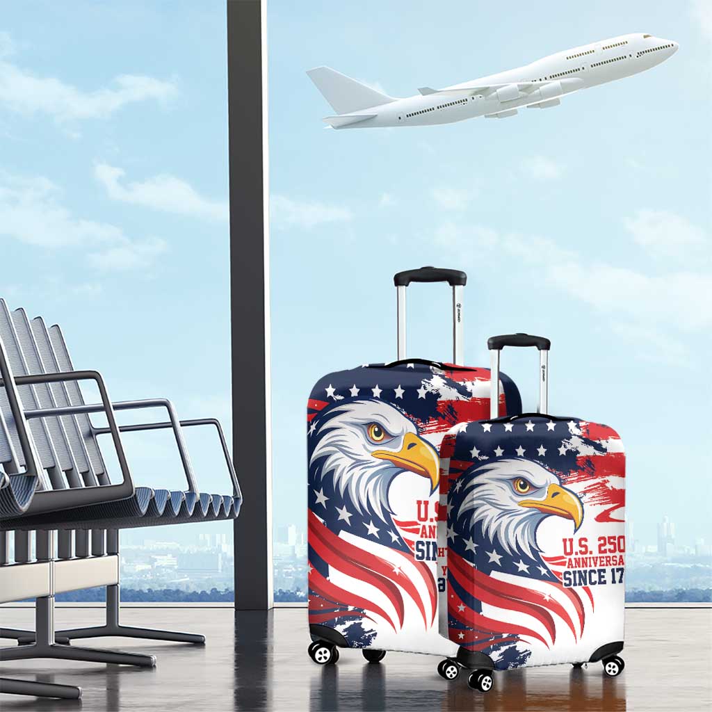 United States Honoring 250 Years of Liberty Luggage Cover - Wonder Print Shop