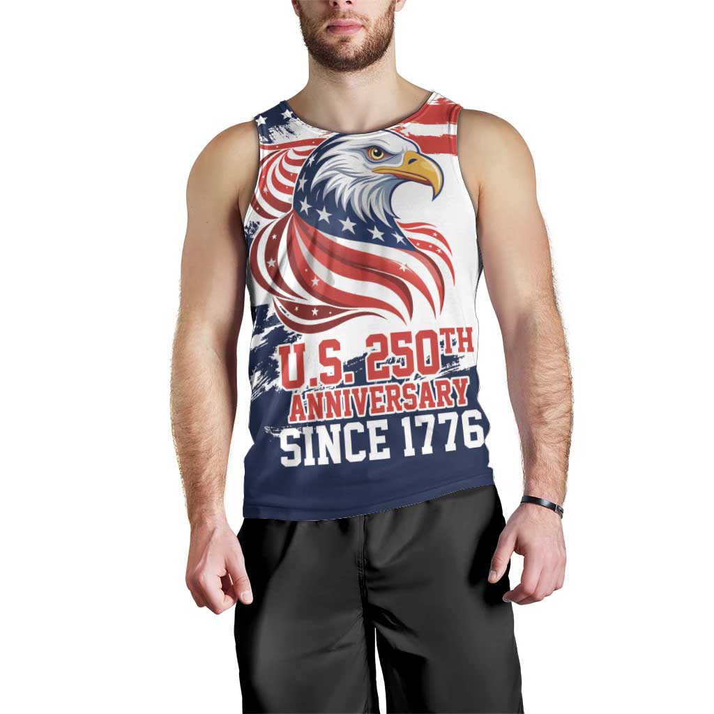 United States Honoring 250 Years of Liberty Men Tank Top - Wonder Print Shop