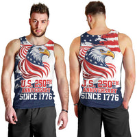 United States Honoring 250 Years of Liberty Men Tank Top - Wonder Print Shop