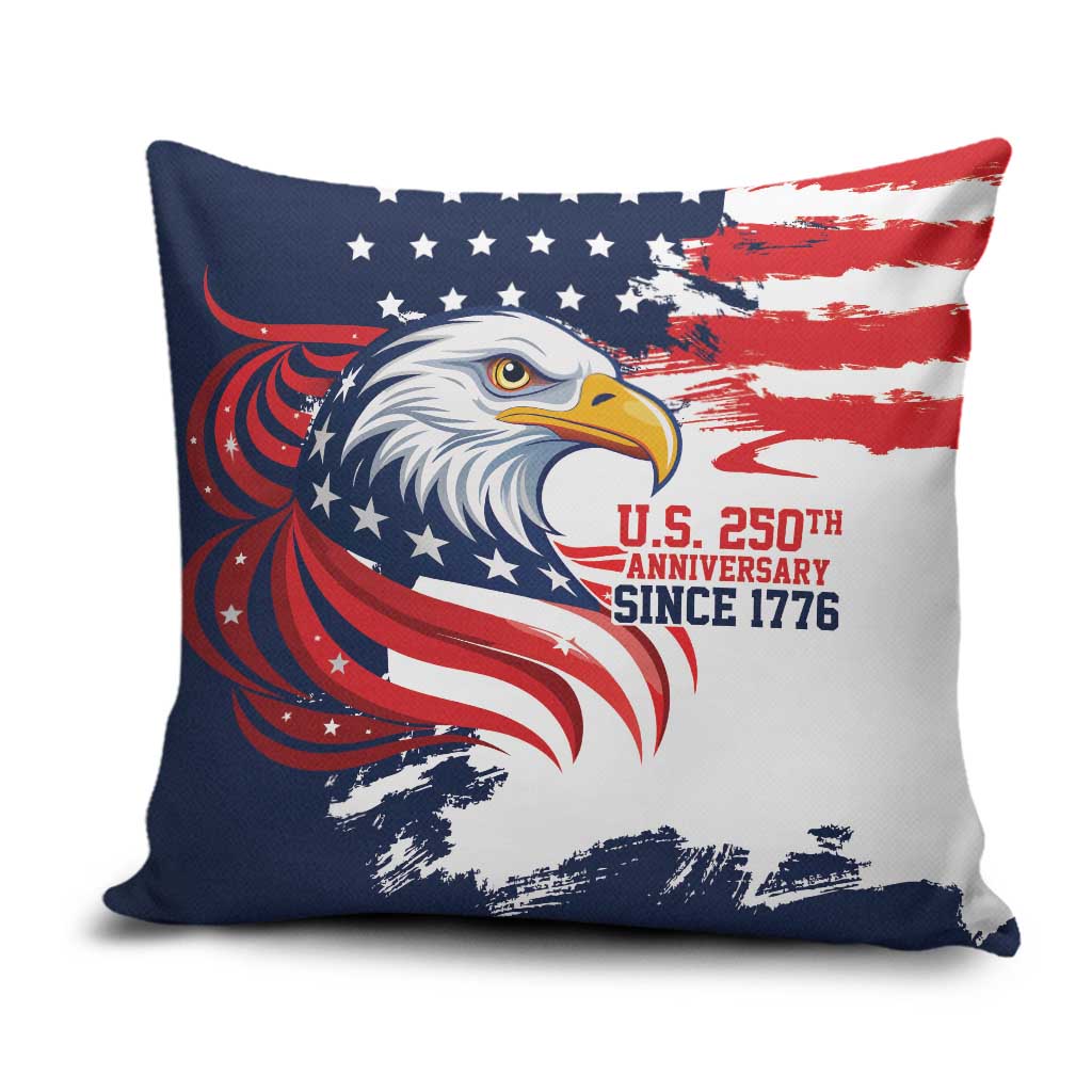 United States Honoring 250 Years of Liberty Pillow Cover - Wonder Print Shop
