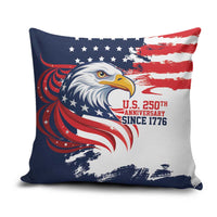 United States Honoring 250 Years of Liberty Pillow Cover - Wonder Print Shop