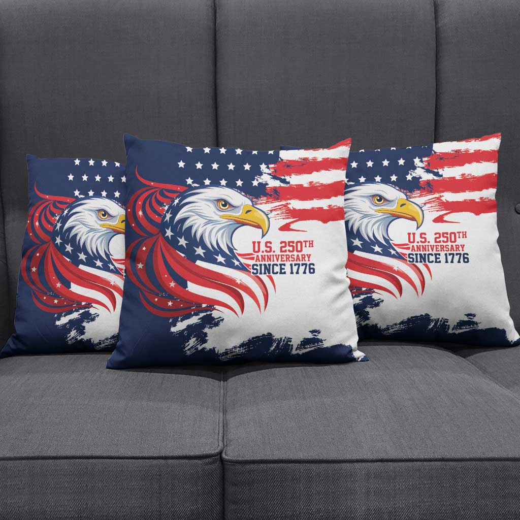 United States Honoring 250 Years of Liberty Pillow Cover - Wonder Print Shop