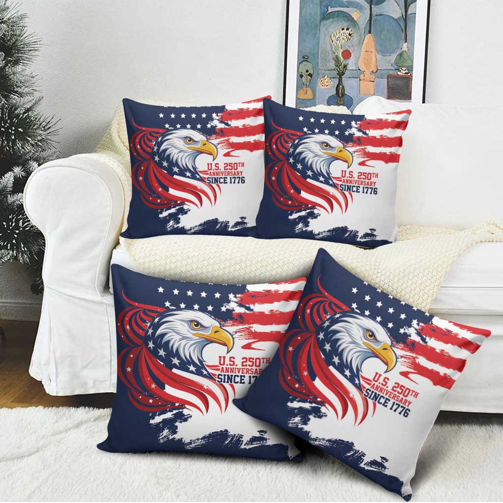 United States Honoring 250 Years of Liberty Pillow Cover - Wonder Print Shop
