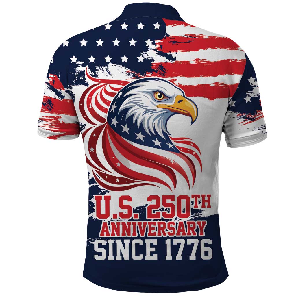 United States Honoring 250 Years of Liberty Polo Shirt - Wonder Print Shop