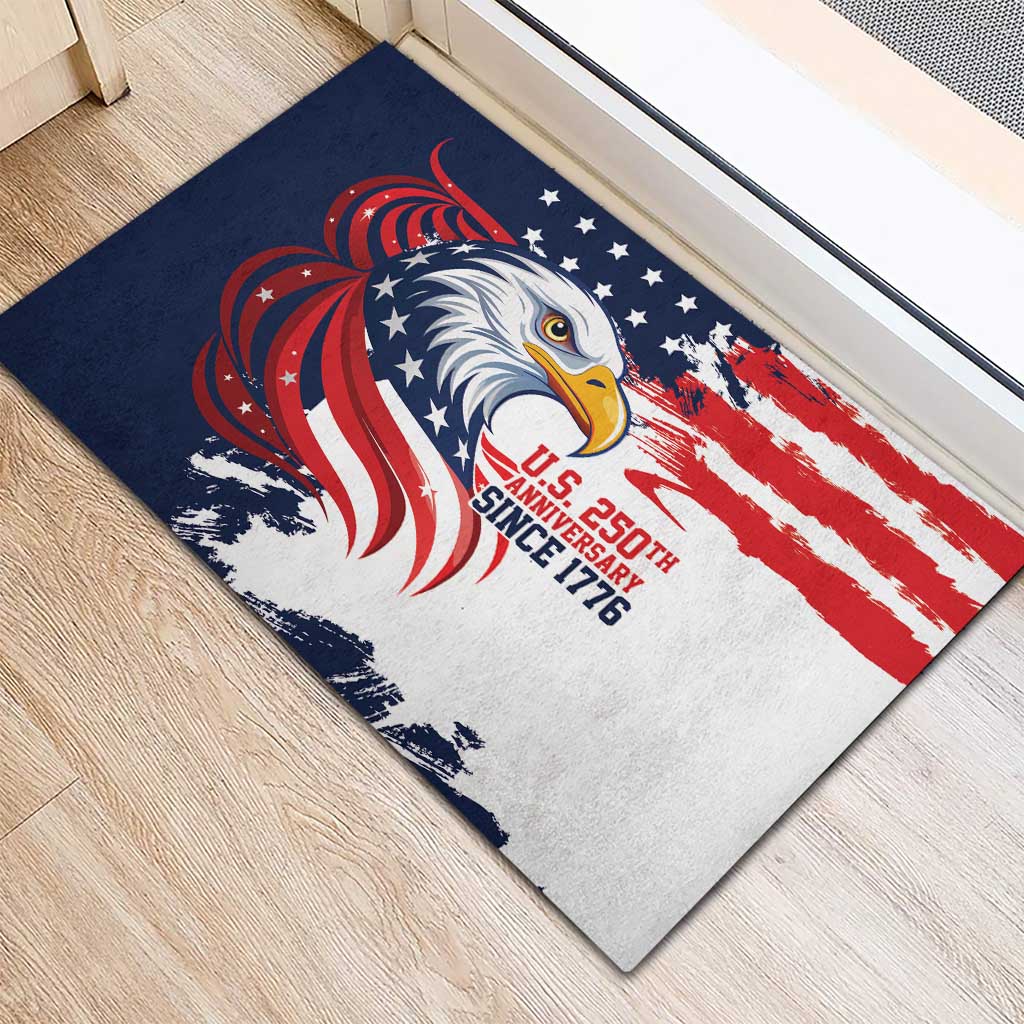 United States Honoring 250 Years of Liberty Rubber Doormat - Wonder Print Shop