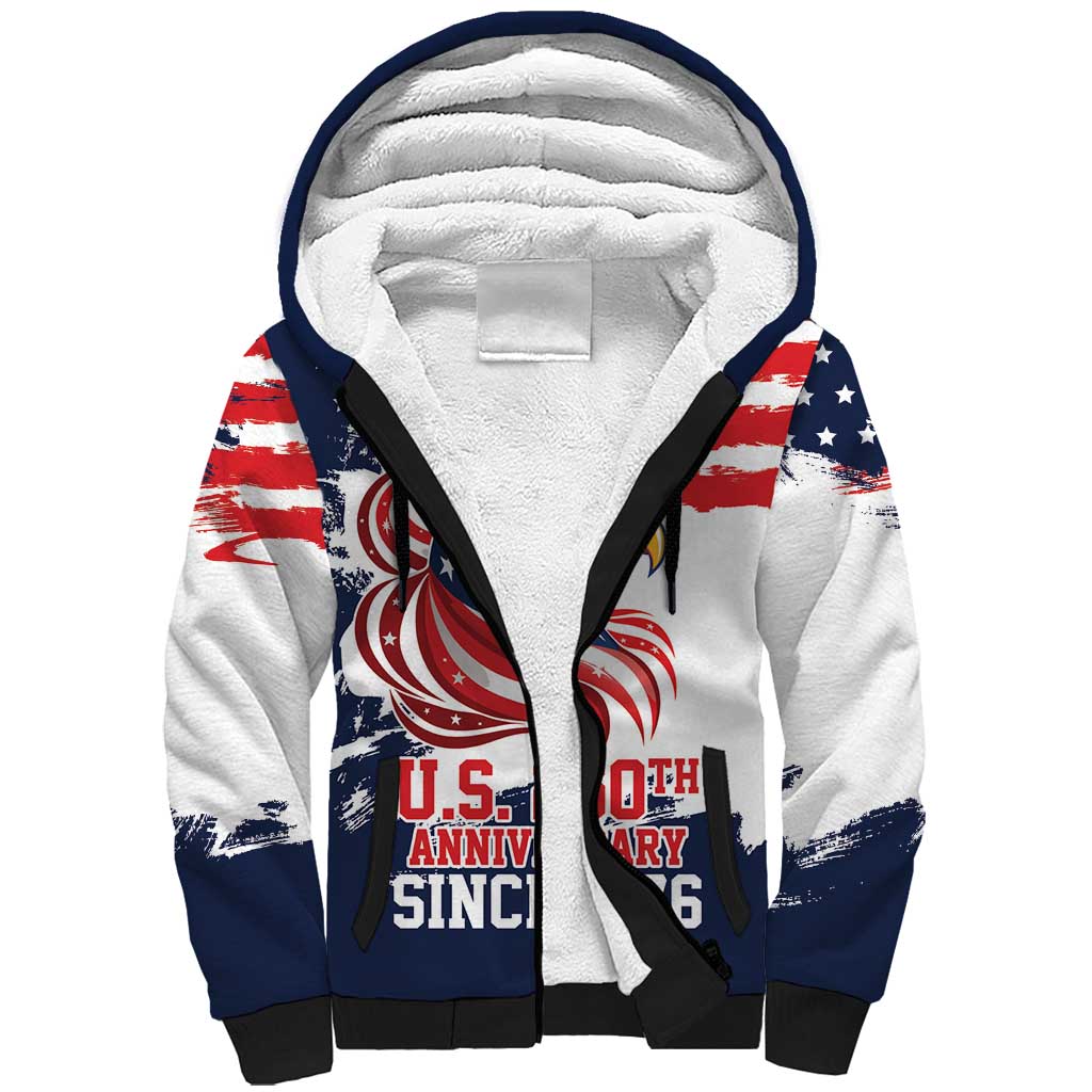 United States Honoring 250 Years of Liberty Sherpa Hoodie - Wonder Print Shop