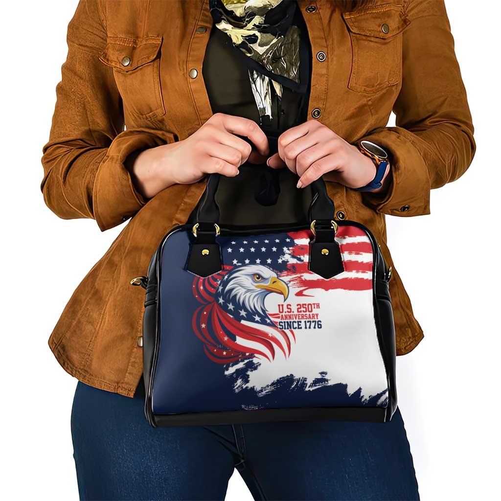United States Honoring 250 Years of Liberty Shoulder Handbag - Wonder Print Shop