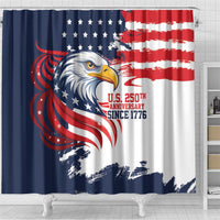 United States Honoring 250 Years of Liberty Shower Curtain - Wonder Print Shop
