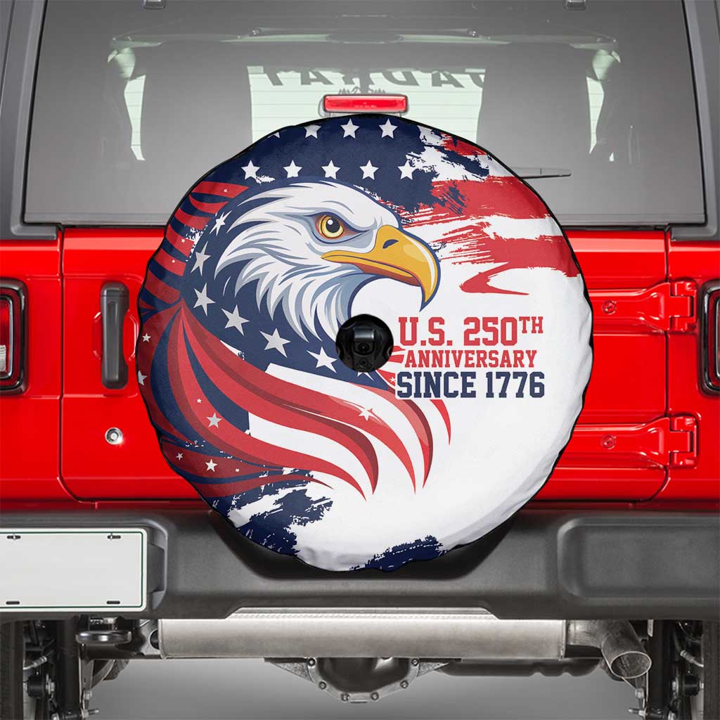 United States Honoring 250 Years of Liberty Spare Tire Cover - Wonder Print Shop