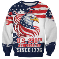 United States Honoring 250 Years of Liberty Sweatshirt - Wonder Print Shop