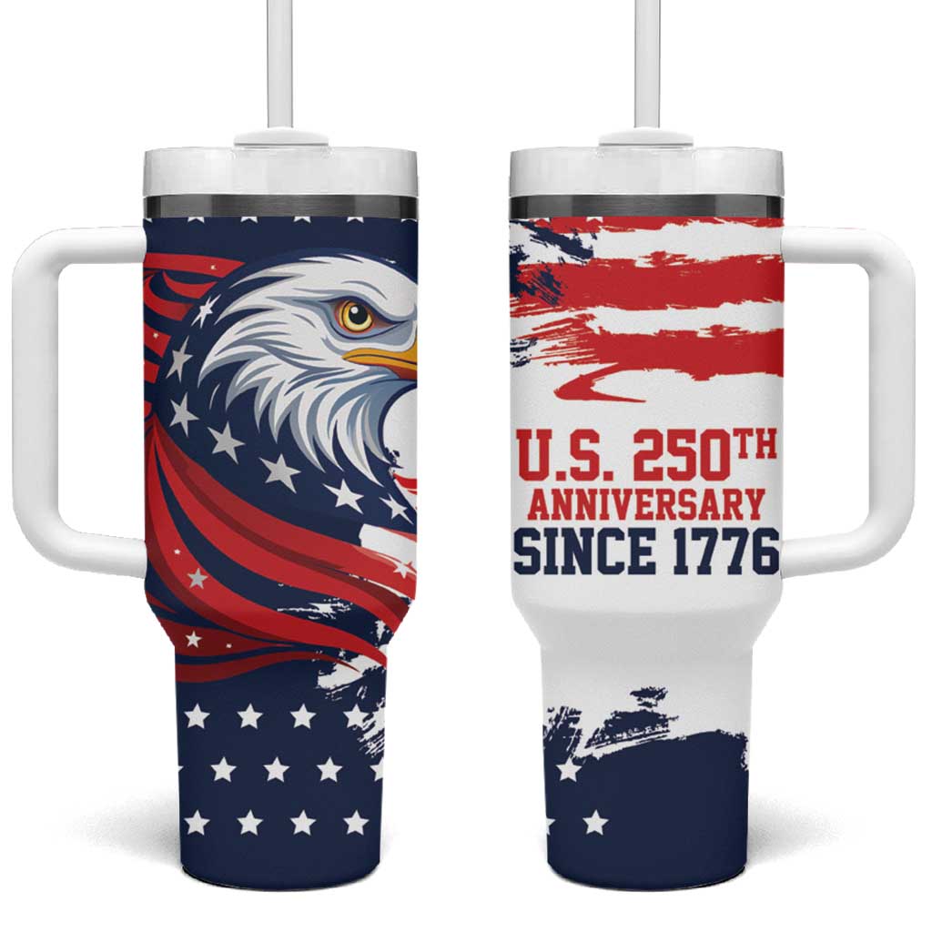 United States Honoring 250 Years of Liberty Tumbler With Handle - Wonder Print Shop