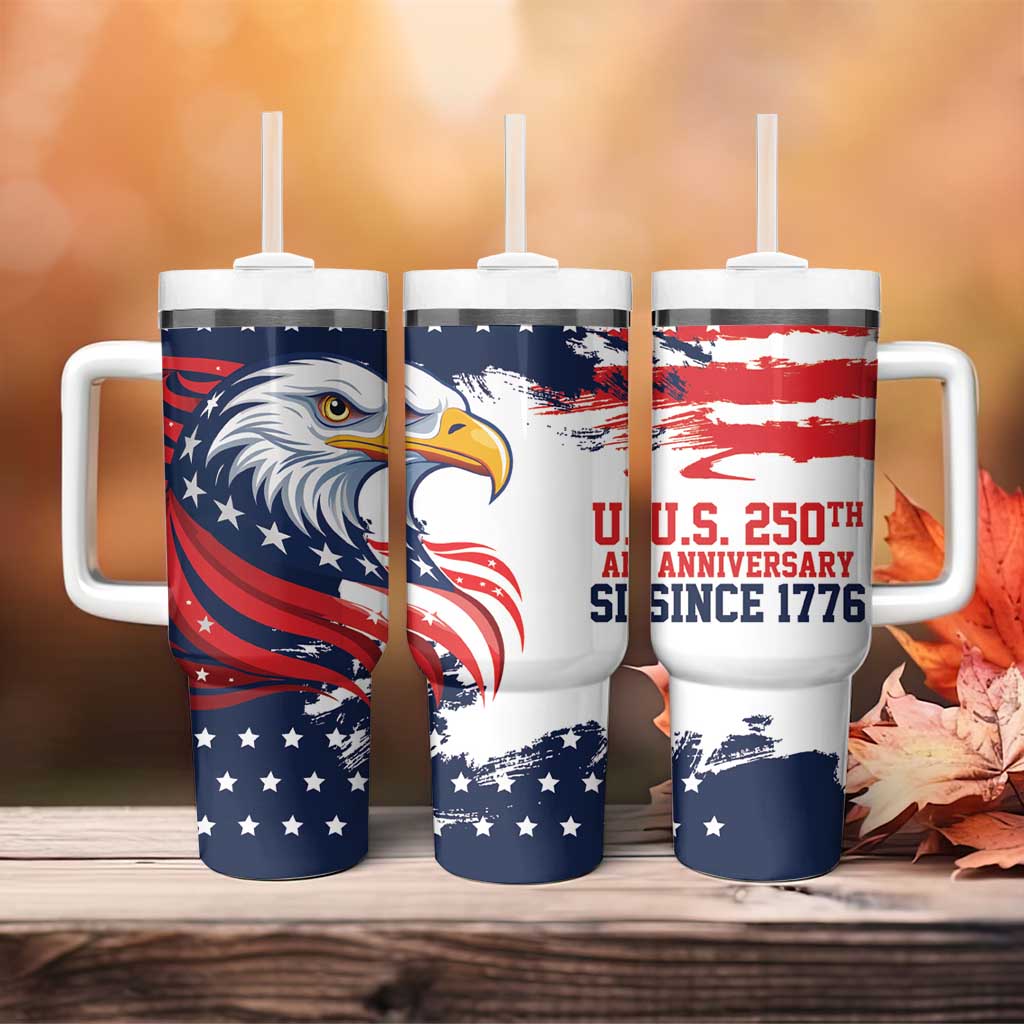 United States Honoring 250 Years of Liberty Tumbler With Handle - Wonder Print Shop