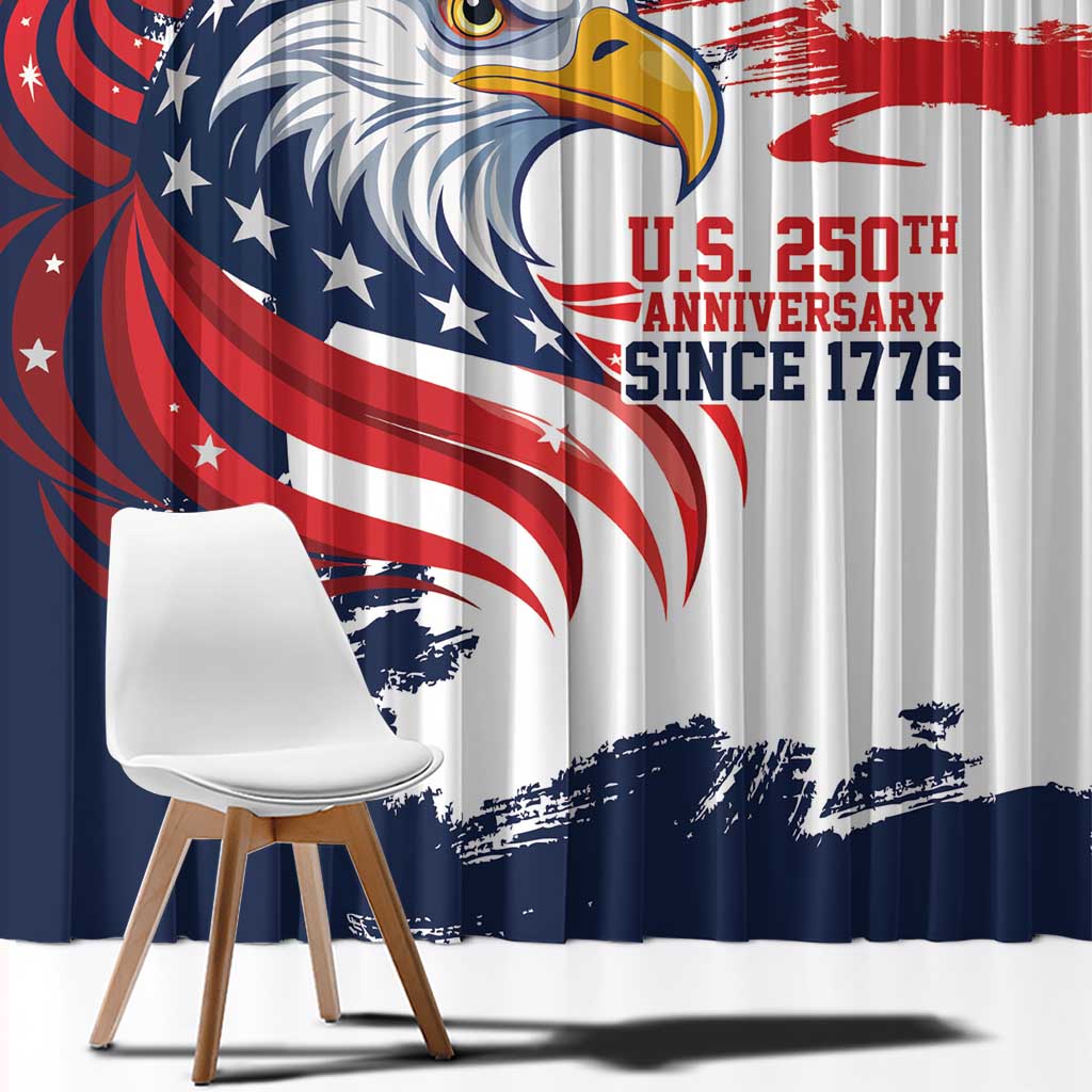 United States Honoring 250 Years of Liberty Window Curtain - Wonder Print Shop
