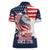 United States Honoring 250 Years of Liberty Women Polo Shirt - Wonder Print Shop