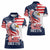 United States Honoring 250 Years of Liberty Women Polo Shirt - Wonder Print Shop
