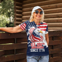 United States Honoring 250 Years of Liberty Women Polo Shirt - Wonder Print Shop