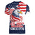 United States Honoring 250 Years of Liberty Women V-Neck T-Shirt - Wonder Print Shop