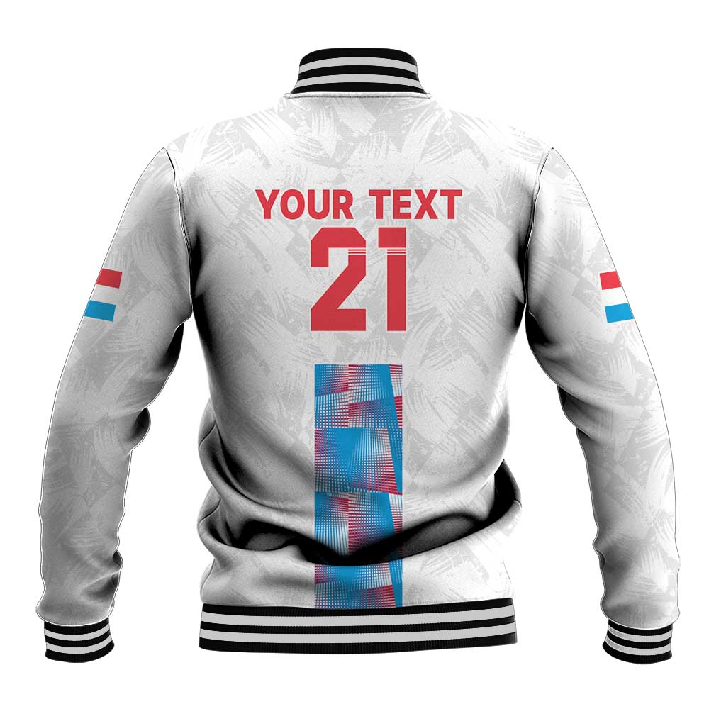 Luxembourg Football Custom Baseball Jacket Les Lions Rouges LT9 - Wonder Print Shop