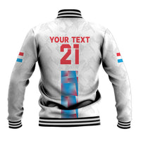 Luxembourg Football Custom Baseball Jacket Les Lions Rouges LT9 - Wonder Print Shop