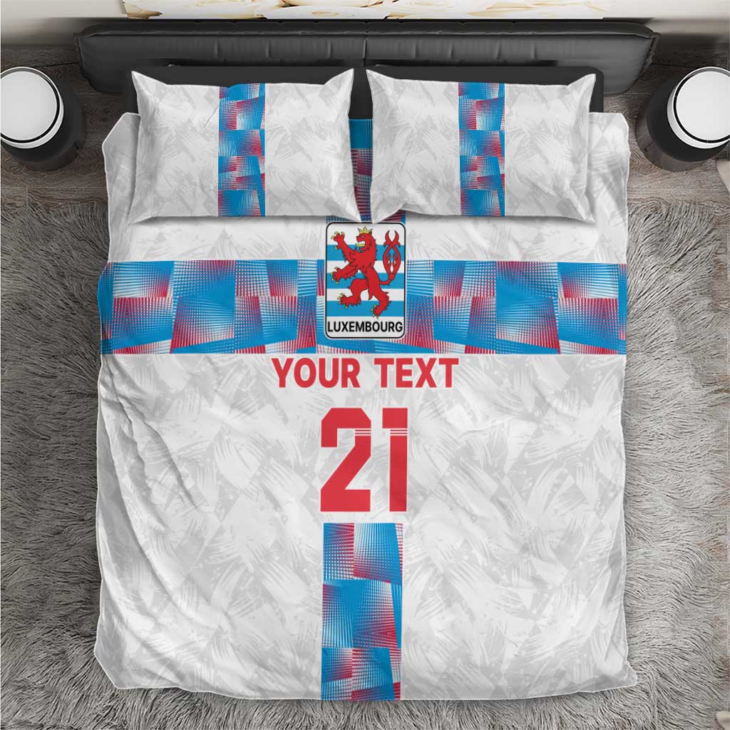 Luxembourg Football Custom Bedding Set Les Lions Rouges LT9 - Wonder Print Shop