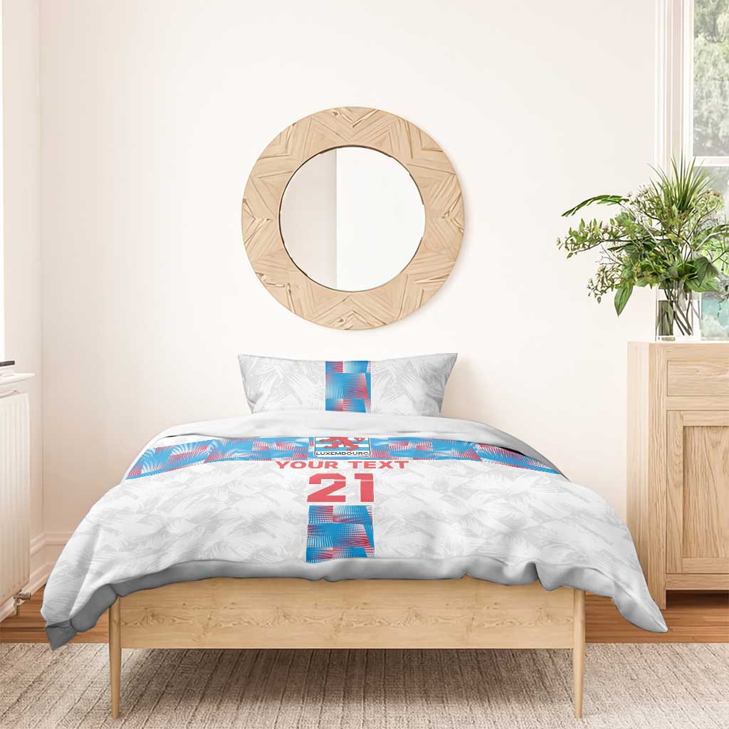 Luxembourg Football Custom Bedding Set Les Lions Rouges LT9 - Wonder Print Shop